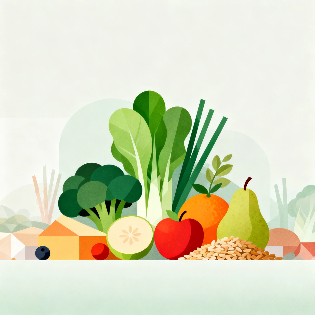 Wybór towarów zdrowej żywności